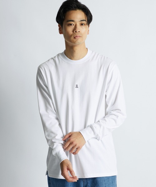LANVIN en Bleu(ランバンオンブルー)の「シルキータッチ クルーネック ロンT(Tシャツ/カットソー・メンズ・ブルーグレー/ネイビー/グレー/ブラック/ホワイト・46/48/50/52)」の9枚目の写真