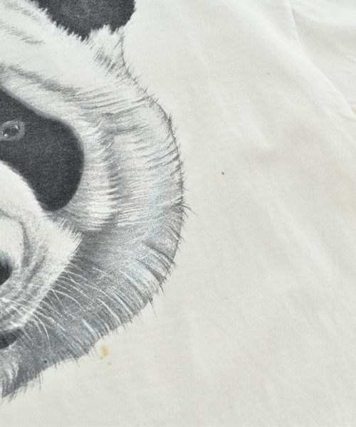 VINTAGE(ヴィンテージ)の「【USED】90’s ONE PLANET “PANDA” アニマル Tシャツ USA製(Tシャツ/カットソー・メンズ・ホワイト・X-LARGE)」の4枚目の写真