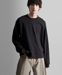 【RUUBON】cropped long sleeve Tee / クロップドロングスリーブTシャツ/ロンT