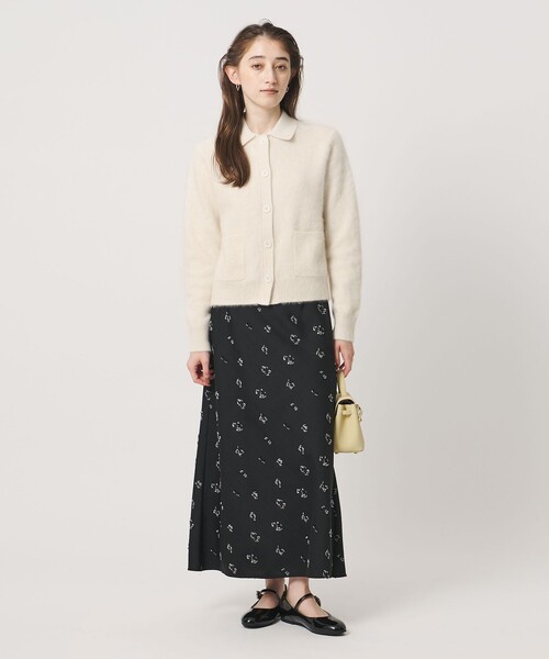 UNITED ARROWS（ユナイテッドアローズ）の「フォックスカシミヤ ポロカーディガン（カーディガン/ボレロ・レディース・ダークグレー/オフホワイト/レッド・FREE）」の17枚目の写真