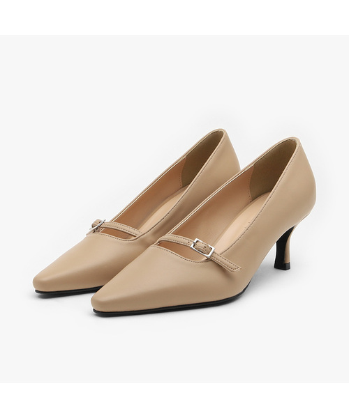 SAPPUN(サプン)の「モビナスクエアパンプスヒール (4/6cm)(パンプス・レディース・ダークベージュ/ベージュ系その他2/ベージュ/ベージュ系その他/ブラウン/ブラウン系その他/ブラック・22.5cm/23cm/23.5cm/24cm/24.5cm/25cm/25.5cm)」の6枚目の写真