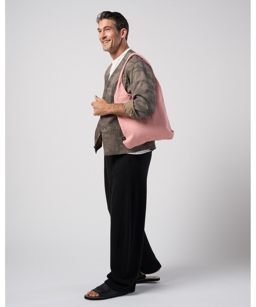 wjk(ダヴルジェイケイ)の「utility light coverall jacket(ノーカラージャケット・メンズ・ブラック/カーキ/グレー系カモフラージュ・X-LARGE/LARGE/MEDIUM/SMALL)」の7枚目の写真