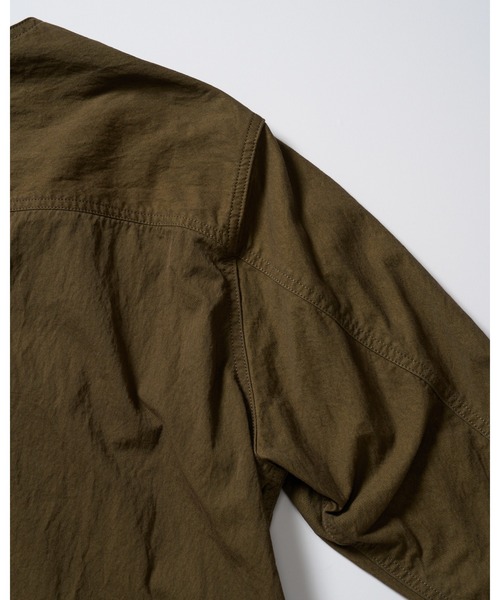 wjk(ダヴルジェイケイ)の「utility light coverall jacket(ノーカラージャケット・メンズ・ブラック/カーキ/グレー系カモフラージュ・X-LARGE/LARGE/MEDIUM/SMALL)」の13枚目の写真