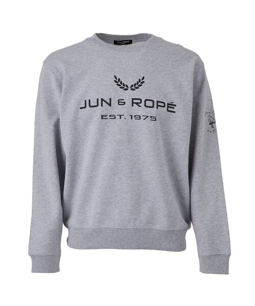 フロントロゴ裏起毛プルオーバー（スウェット）｜JUN&ROPE'（ジュン