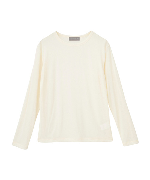 LOGEMENT DE CLAIRE(ロジュモンドクレール)の「シアークルーネックカットソー(Tシャツ/カットソー・レディース・キナリ/カーキ/レンガ/ブラック・FREE)」の13枚目の写真
