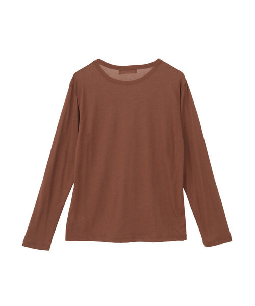 LOGEMENT DE CLAIRE(ロジュモンドクレール)の「シアークルーネックカットソー(Tシャツ/カットソー・レディース・キナリ/カーキ/レンガ/ブラック・FREE)」の22枚目の写真