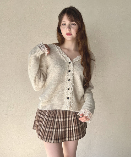 MORE self LOVE(モアセルフラブ)の「チェックプリーツスカート(スカート・レディース・ブラウン・FREE)」の9枚目の写真