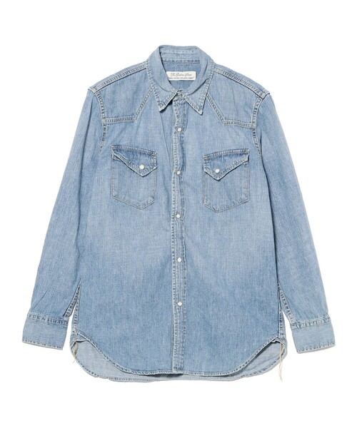 BEAMS PLUS(ビームスプラス)の「【別注】REMI RELIEF / Denim Western shirt Classic Fit Fade Indigo(シャツ/ブラウス・メンズ・インディゴブルー・X-LARGE/LARGE/MEDIUM/SMALL/XX-LARGE)」の2枚目の写真