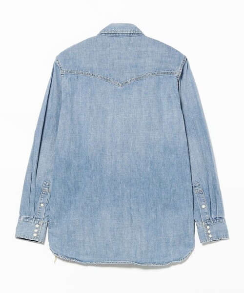 BEAMS PLUS(ビームスプラス)の「【別注】REMI RELIEF / Denim Western shirt Classic Fit Fade Indigo(シャツ/ブラウス・メンズ・インディゴブルー・X-LARGE/LARGE/MEDIUM/SMALL/XX-LARGE)」の5枚目の写真