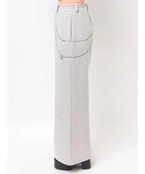 EMODA（エモダ）の「チェーンプリントスウェットパンツ（スウェットパンツ・レディース・グレー/ブラック・MEDIUM/SMALL）」の16枚目の写真