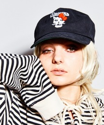 HIGHTIDEFRANKIE（ハイタイドフランキー）の「HIGHTIDEFRANKIE/ハイタイドフランキー/MEOWSFITS Ribbon Cap（キャップ）」