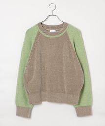 MOUL/ラグラン切り替えニット 1055915