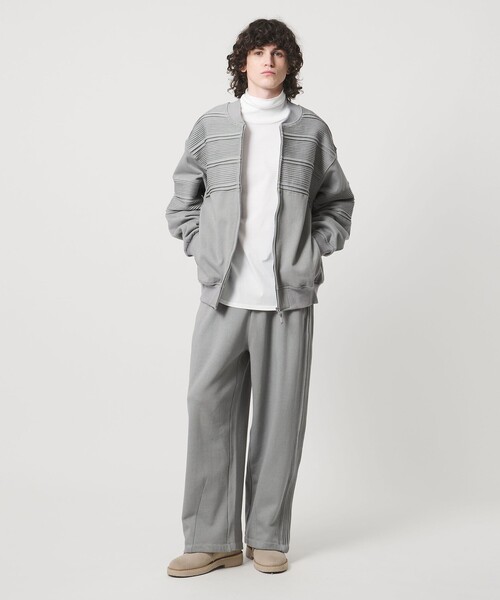 Pheeta(フィータ)の「<Pheeta>Pearl パンツ ‐UNISEX‐ / 016CMen-CUT2(スウェットパンツ・メンズ・ブラック/グレー系・1/2)」の4枚目の写真