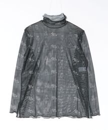 落書きペア―シアーハイネックTシャツ