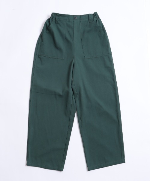 le colis(ルコリ)の「ツイルベイカーワイドストレートパンツ(その他パンツ・レディース・ダークブラウン/チャコールグレー/グリーン/エンジ/ブラック・LARGE/MEDIUM)」の1枚目の写真