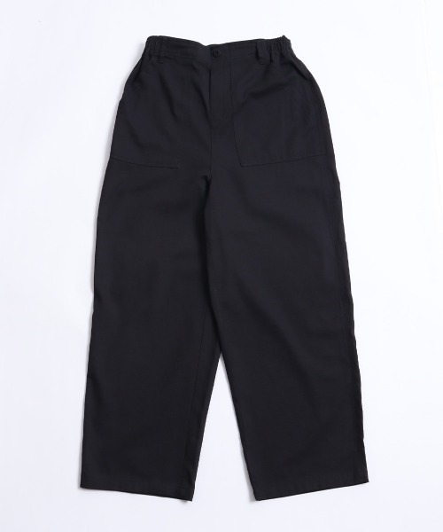 le colis(ルコリ)の「ツイルベイカーワイドストレートパンツ(その他パンツ・レディース・ダークブラウン/チャコールグレー/グリーン/エンジ/ブラック・LARGE/MEDIUM)」の2枚目の写真