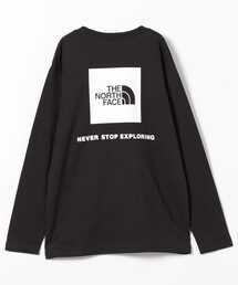THE NORTH FACE(�U�m�[�X�t�F�C�X)�̌���W�J THE NORTH FACE/�U�E�m�[�X�E�t�F�C�X KIDS L/S BACK SQUARE LOGO TEE(T�V���c/�J�b�g�\�[)