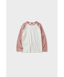 カラーラグランコットンロングTシャツ（5色展開）