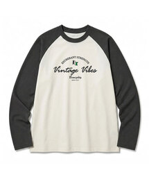 ヴィンテージ VIVE オーバーサイズ ラグラン長袖Tシャツ