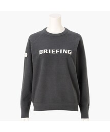 【BRIEFING GOLF/ブリーフィングゴルフ】WOMEN’S AIRY YARN KNIT CREWNECK