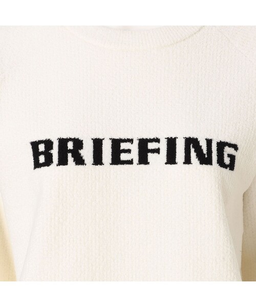 BRIEFING(ブリーフィング)の「【BRIEFING GOLF/ブリーフィングゴルフ】WOMEN’S AIRY YARN KNIT CREWNECK(ニット/セーター・レディース・チャコール/ホワイト/ブラウン系その他6・S/M)」の7枚目の写真