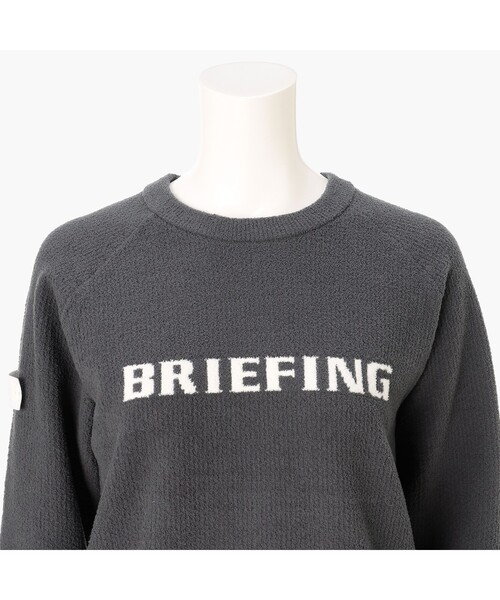 BRIEFING(ブリーフィング)の「【BRIEFING GOLF/ブリーフィングゴルフ】WOMEN’S AIRY YARN KNIT CREWNECK(ニット/セーター・レディース・チャコール/ホワイト/ブラウン系その他6・S/M)」の15枚目の写真