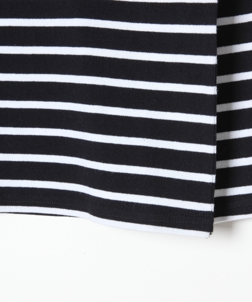 GLOBAL WORK（グローバルワーク）の「【キッズ】ニットキリカエTシャツ長袖/724869（Tシャツ/カットソー・キッズ・ブラック/ネイビー/グレー・SMALL/LARGE/MEDIUM/X-LARGE）」の7枚目の写真