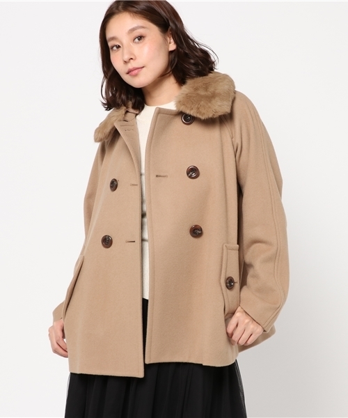 ブルーレーベルクレストブリッジ ビーバーメルトンコート 新品 サイズ38 BLUE LABEL CRESTBRIDGE（ブルーレーベルクレストブリッジ）の