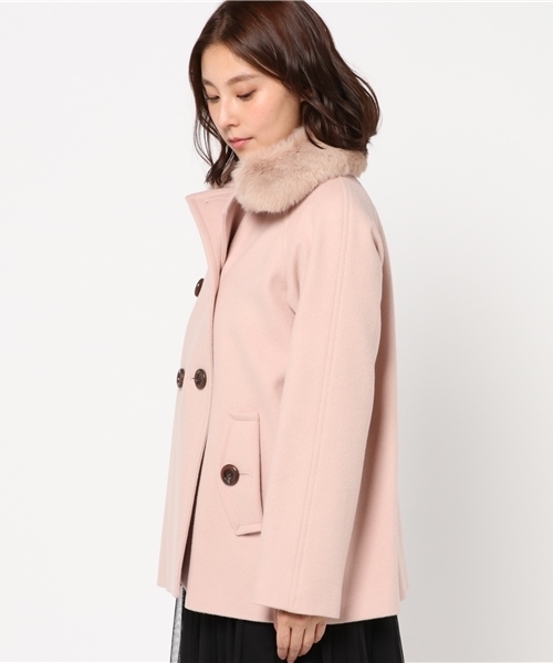 ブルーレーベルクレストブリッジ ビーバーメルトンコート 新品 サイズ38 BLUE LABEL CRESTBRIDGE（ブルーレーベルクレストブリッジ）の