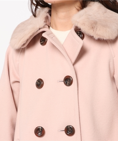 ブルーレーベルクレストブリッジ ビーバーメルトンコート 新品 サイズ38 BLUE LABEL CRESTBRIDGE（ブルーレーベルクレストブリッジ）の