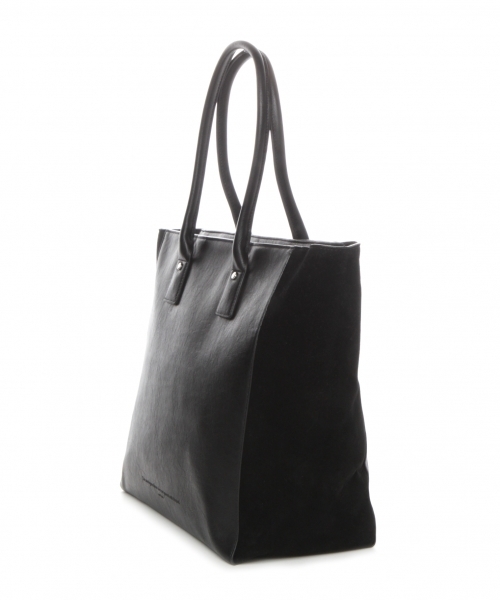 RAGEBLUE（レイジブルー）の「＜2WAY仕様＞フェイクレザーコンビトートBAG/735555（トートバッグ・メンズ・ブラック/ダークブラウン・FREE）」の4枚目の写真