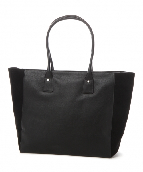 RAGEBLUE（レイジブルー）の「＜2WAY仕様＞フェイクレザーコンビトートBAG/735555（トートバッグ・メンズ・ブラック/ダークブラウン・FREE）」の5枚目の写真