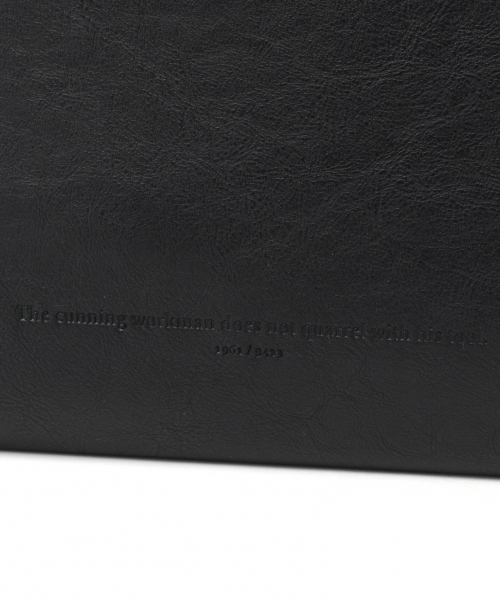 RAGEBLUE（レイジブルー）の「＜2WAY仕様＞フェイクレザーコンビトートBAG/735555（トートバッグ・メンズ・ブラック/ダークブラウン・FREE）」の8枚目の写真