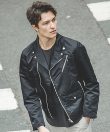 ABAHOUSE | ナイロンライダース(ライダースジャケット)