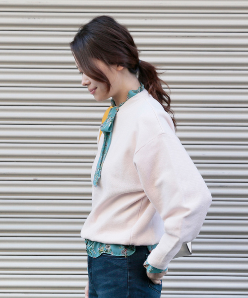 Ameri（アメリ）の「COLOR OVER KNIT（ニット/セーター・レディース・グリーン/ピンク/オレンジ・FREE）」の12枚目の写真