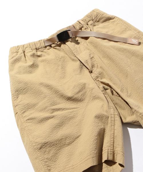 Gramicci（グラミチ）の「【別注】 ＜GRAMICCI （グラミチ）＞ SEERSUCKER SHORTS/パンツ ◆（その他パンツ・メンズ・ネイビー/オリーブ/ベージュ・SMALL/LARGE/MEDIUM）」の2枚目の写真