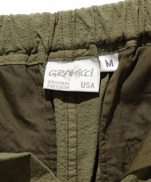 Gramicci（グラミチ）の「【別注】 ＜GRAMICCI （グラミチ）＞ SEERSUCKER SHORTS/パンツ ◆（その他パンツ・メンズ・ネイビー/オリーブ/ベージュ・SMALL/LARGE/MEDIUM）」の21枚目の写真