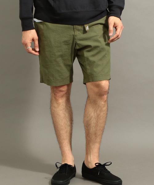 Gramicci（グラミチ）の「【別注】 ＜GRAMICCI （グラミチ）＞ SEERSUCKER SHORTS/パンツ ◆（その他パンツ・メンズ・ネイビー/オリーブ/ベージュ・SMALL/LARGE/MEDIUM）」の16枚目の写真