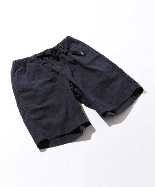 Gramicci（グラミチ）の「【別注】 ＜GRAMICCI （グラミチ）＞ SEERSUCKER SHORTS/パンツ ◆（その他パンツ・メンズ・ネイビー/オリーブ/ベージュ・SMALL/LARGE/MEDIUM）」の8枚目の写真