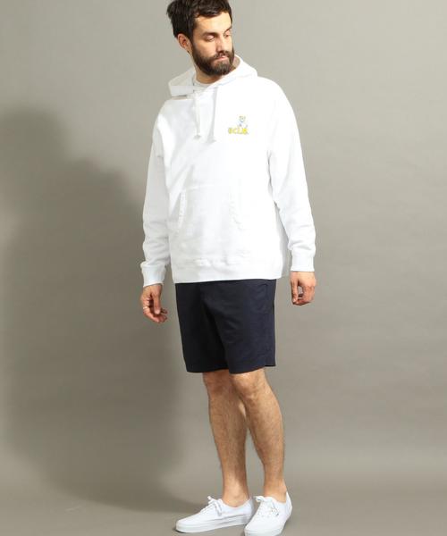 Gramicci（グラミチ）の「【別注】 ＜GRAMICCI （グラミチ）＞ SEERSUCKER SHORTS/パンツ ◆（その他パンツ・メンズ・ネイビー/オリーブ/ベージュ・SMALL/LARGE/MEDIUM）」の11枚目の写真