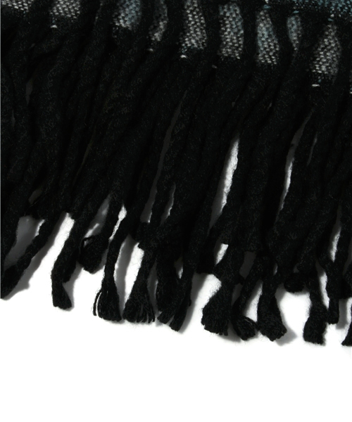 WEGO（ウィゴー）の「オルテガアクリルストール（ストール/ショール・メンズ・ターコイズブルー/レッド・FREE）」の3枚目の写真