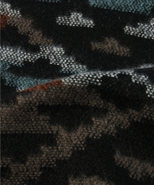 WEGO（ウィゴー）の「オルテガアクリルストール（ストール/ショール・メンズ・ターコイズブルー/レッド・FREE）」の4枚目の写真