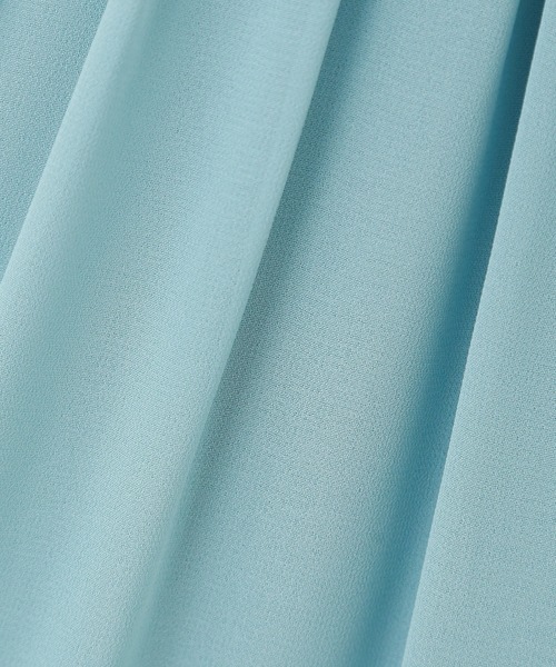 MARLENE JOBERT（マルレーヌ　ジョベル）の「ウエストビジュ ロング丈ドレープドレスワンピース（ドレス・レディース・ミント/ネイビー/ブラック/スモークピンク・L/M/LL）」の9枚目の写真