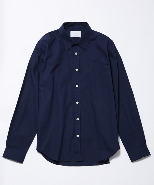 STUDIOUS（ステュディオス）の「カラーブロードシャツ（シャツ/ブラウス・メンズ・ブルー/ホワイト/ピンク/ベージュ/ネイビー・3/1/2）」の4枚目の写真