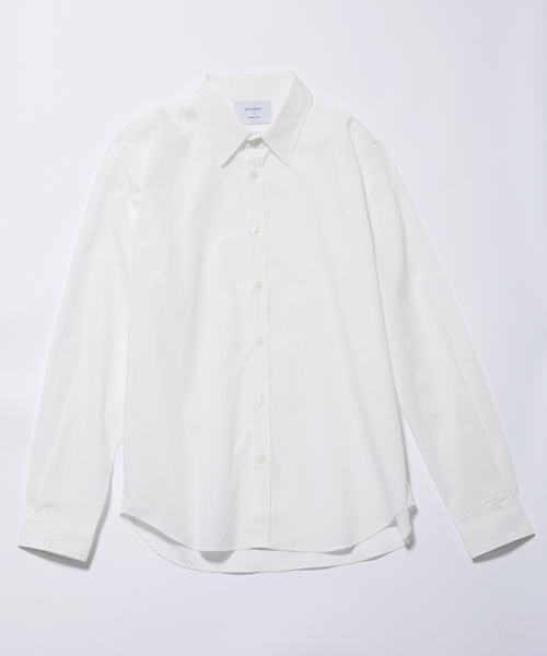 STUDIOUS（ステュディオス）の「カラーブロードシャツ（シャツ/ブラウス・メンズ・ブルー/ホワイト/ピンク/ベージュ/ネイビー・3/1/2）」の2枚目の写真