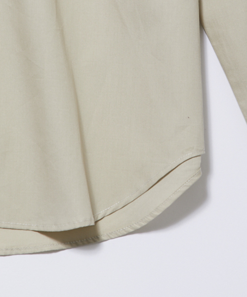 STUDIOUS（ステュディオス）の「カラーブロードシャツ（シャツ/ブラウス・メンズ・ブルー/ホワイト/ピンク/ベージュ/ネイビー・3/1/2）」の9枚目の写真