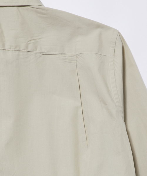 STUDIOUS（ステュディオス）の「カラーブロードシャツ（シャツ/ブラウス・メンズ・ブルー/ホワイト/ピンク/ベージュ/ネイビー・3/1/2）」の13枚目の写真