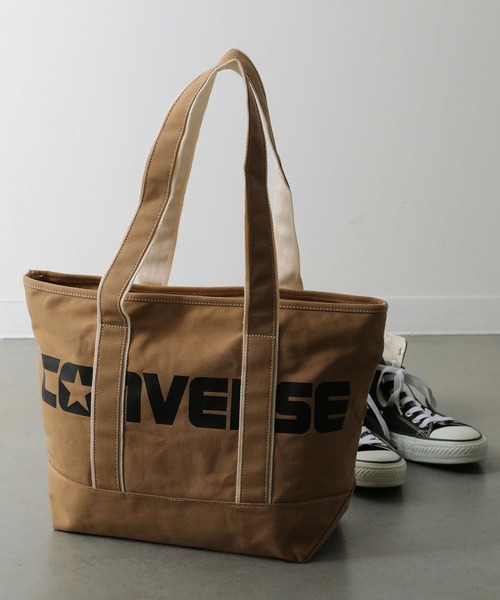 CONVERSE（コンバース）の「【CONVERSE】CANVAS TOTE BAG/トートバッグ/キャンバス/手提げ/コンバース（トートバッグ・レディース・ネイビー/ブラック/ピンク/ライトグリーン/レッド/ホワイト/ブラック系その他/グレー/ベージュ/ベージュ系その他/グリーン/ライトブラウン/ブルー系/アイボリー/レッド系その他/チャコール/ベージュ系その他3/カーキ系/エンジ・FREE）」の10枚目の写真