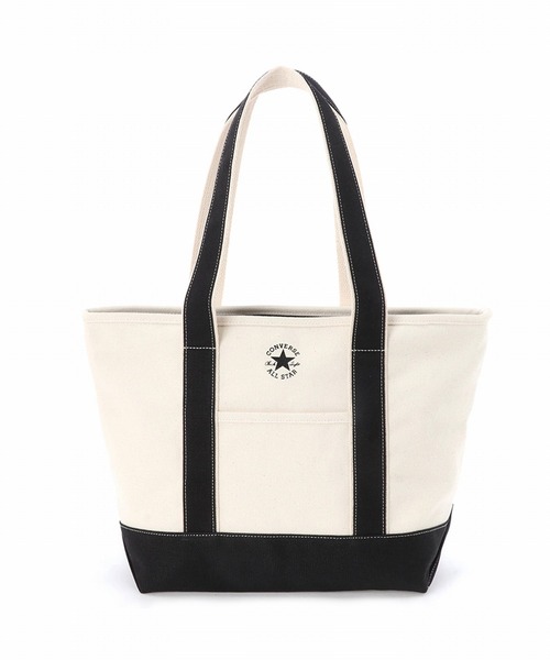 CONVERSE（コンバース）の「【CONVERSE】CANVAS TOTE BAG/トートバッグ/キャンバス/手提げ/コンバース（トートバッグ・レディース・ネイビー/ブラック/ピンク/ライトグリーン/レッド/ホワイト/ブラック系その他/グレー/ベージュ/ベージュ系その他/グリーン/ライトブラウン/ブルー系/アイボリー/レッド系その他/チャコール/ベージュ系その他3/カーキ系/エンジ・FREE）」の3枚目の写真