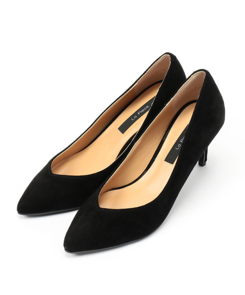 Tiara（ティアラ）の「ベーシックスエードパンプス（パンプス・レディース・ブラック/ベージュ/ピンク・S/M/L）」の2枚目の写真